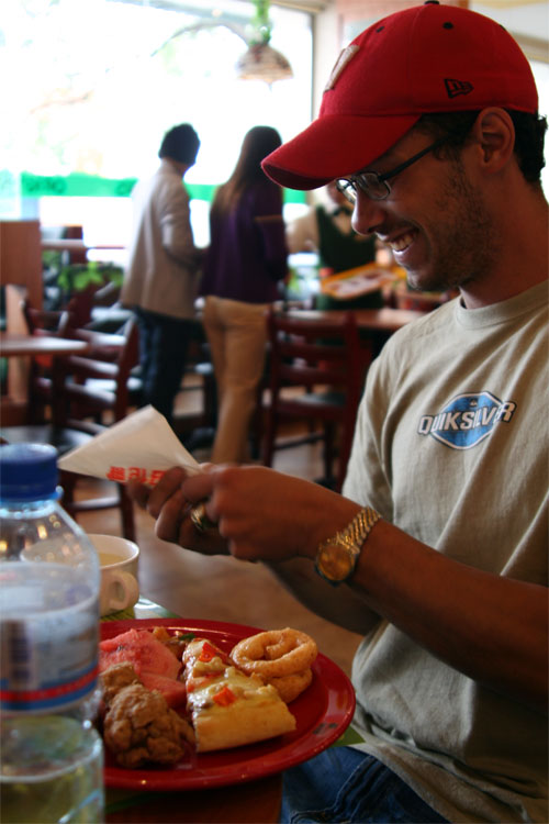 Pizza, Onion Rings and Us. Oh My!